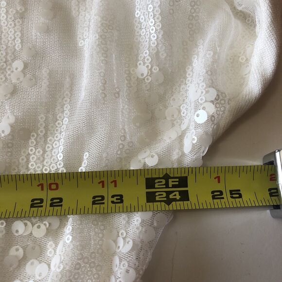 joseph a womens Sequin Front  Ivory Sweater Size 1X NWT - Picture 5 of 12